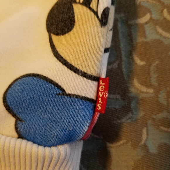 Levi's x Disney Mickey and Friends Graphic Hoodie Sweatshirt Size Small - Picture 3 of 15